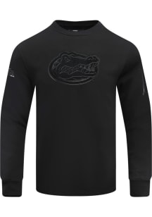 Pro Standard Florida Gators Mens Black Triple Black Long Sleeve Fashion Sweatshirt