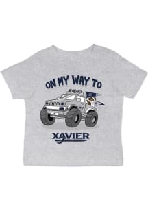 Vive La Fete Xavier Musketeers Infant On My Way Short Sleeve T-Shirt Grey