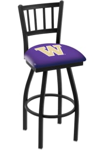 Washington Huskies Swivel Counter Pub Stool - Black