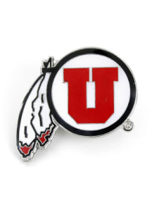 Utah Utes Souvenir Team Logo Pin - Red
