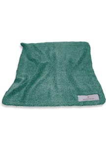 William & Mary Tribe Color Frosty Sherpa Fleece Blanket - Green