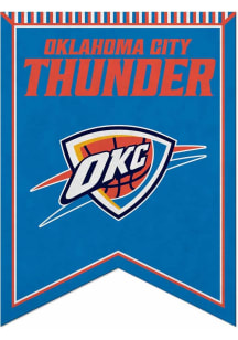 Oklahoma City Thunder Rafter Felt Banner - Blue