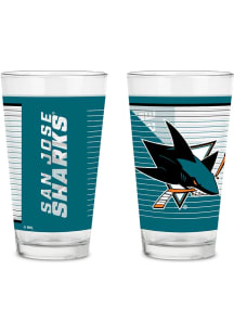 San Jose Sharks 2 Pack Pint Glass Drink Set