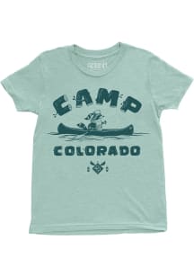 Colorado Youth Light Blue Camp Short Sleeve T-Shirt