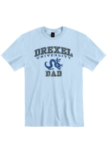 Drexel Dragons Light Blue Big Arch Dad Short Sleeve T Shirt