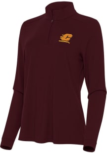 Antigua Central Michigan Chippewas Womens Maroon Intent Qtr Zip