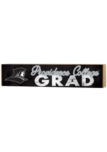 KH Sports Fan Providence Friars Grad graduation graphic Sign - Black