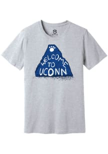 Summit Sportswear UConn Huskies Grey School Specific Short Sleeve T Shirt