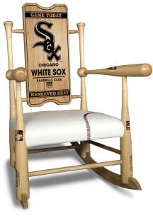 Chicago White Sox Memories and Dreams Baseball Bat Rockers