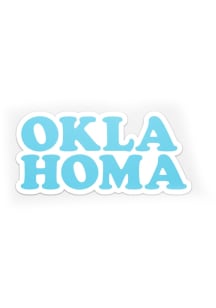 Oklahoma 3.5 x 3.5 in Stickers - Blue