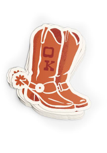 Oklahoma Boots with spurs Stickers