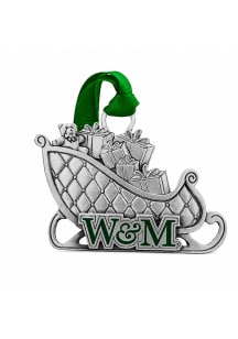 William & Mary Tribe Pewter Ornament Ornament - Green
