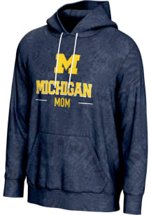 ProSphere Michigan Wolverines Mens Navy Blue Mom Long Sleeve Hoodie