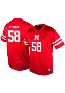 Genuine Collective Nebraska Cornhuskers Red NIL Football Jersey