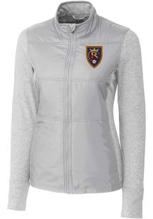 Cutter and Buck Real Salt Lake Womens Grey Stealth Light Weight Jacket