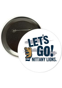 Penn State Nittany Lions 3" Lets Go Button - Navy Blue