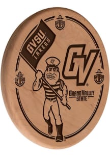 Grand Valley State Lakers Laser Engraved Sign - Brown