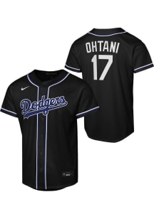 Shohei Ohtani  Nike Los Angeles Dodgers Youth Black Carbon Jersey