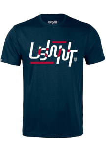 Levelwear USWNT Navy Blue Richmond Abstract Short Sleeve T Shirt