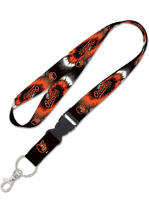 Baltimore Orioles Tie Dye Lanyard - Orange