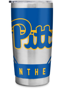 Pitt Panthers 20oz Stainless Steel Tumbler - Silver