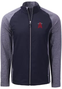 Cutter and Buck Los Angeles Angels Mens Navy Blue City Connect Adapt Eco Medium Weight Jacket