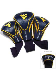 West Virginia Mountaineers 3 Pack Contour Golf Headcover