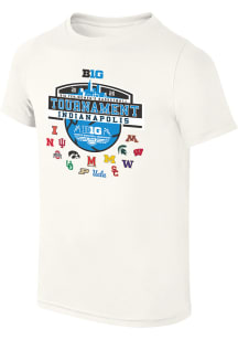 Big Ten Youth Natural 2026 Big Ten Women's Basketball Tournament Skyline Short Sleeve T-Shirt
