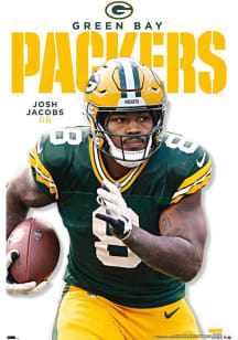Josh Jacobs Green Bay Packers Player 25 Unframed Poster