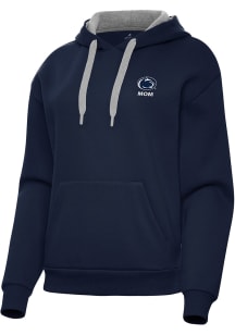 Antigua Penn State Nittany Lions Womens Navy Blue Mom Victory Hooded Sweatshirt
