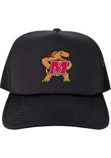 Legacy Maryland Terrapins Laguna Trucker Adjustable Adjustable Hat - Black