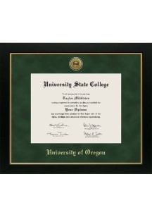 Oregon Ducks Medallion Manchester Diploma Frame - Green