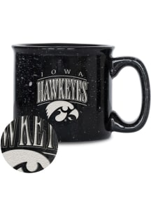 Iowa Hawkeyes Tribute Campfire Ceramic Mug - Black