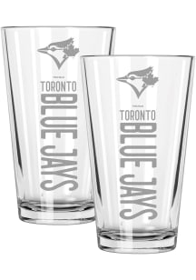 Toronto Blue Jays Pinnacle 2 Pack 16oz Pint Glass - White