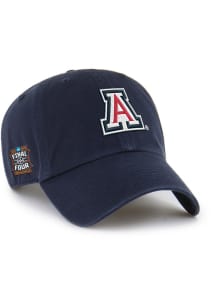 47 Arizona Wildcats 2026 Mens Basketball Final 4 Clean Up Adjustable Hat - Navy Blue