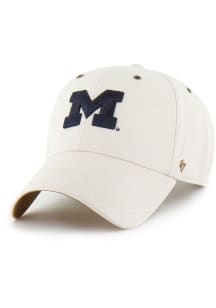 47 Michigan Wolverines Carhartt Undyed Clean Up Adjustable Hat - White