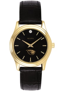 Bulova Oregon State Beavers Leather Womens Watch