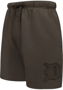 Pro Standard Detroit Tigers Mens Brown Neutral Shorts