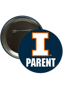 Illinois Fighting Illini 3" Parent Button - Orange