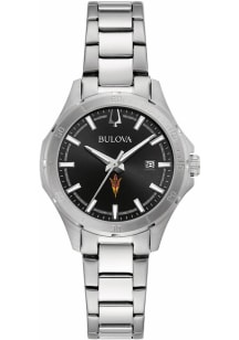 Bulova Arizona State Sun Devils Sport Stainless Steel Womens Watch
