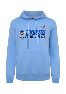 Levelwear Toronto Blue Jays Mens Light Blue Podium 8-Bit Baseball Long Sleeve Hoodie