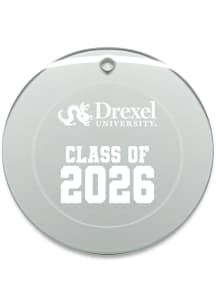 Drexel Dragons Class of 2026 Round Ornament - White