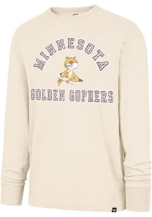 47 Minnesota Golden Gophers Brown Heavy Slub Long Sleeve Fashion T Shirt