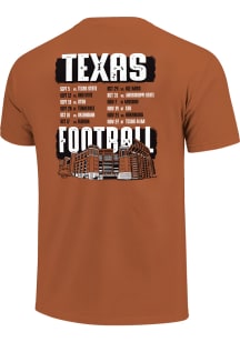 Texas Longhorns Burnt Orange 2026 Football Schedule Short Sleeve T Shirt