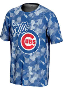 ProSphere Iowa Cubs Blue Camo Short Sleeve T Shirt