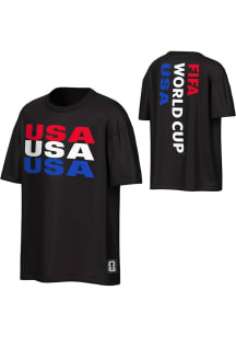 Team USA Black World Cup 26 Host USA SMU Short Sleeve T Shirt