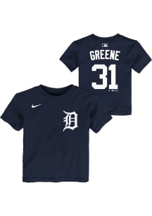 Riley Greene Detroit Tigers Toddler Navy Blue Home NN Short Sleeve Player T Shirt