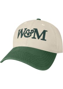 Legacy William & Mary Tribe EZA Twill Adjustable Hat - Natural