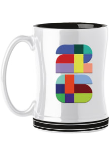 FIFA 2026 World Cup  14oz Relief Ceramic Mug - White