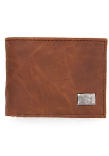 West Virginia Mountaineers Leather Mens Bifold Wallet